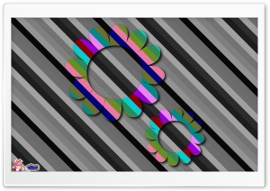 Camouflage - Two Flowers 4K UHD Wallpaper for Widescreen and UltraWide Desktop, UltraHD TV, Smartphone, Tablet