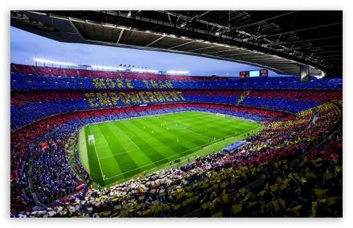 Camp Nou Stadium, Barcelona UltraHD Wallpaper for UHD 16:9 ; HD 16:9 ; UltraWide 21:9 24:10 32:10 ; Widescreen 16:10 5:3 ; Fullscreen 4:3 5:4 3:2 ; Tablet 1:1 ; Dual 16:10 5:3 4:3 5:4 3:2 ;