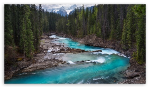 Canada, River, Stream, Forest, Mountain UltraHD Wallpaper for 8K UHD TV 16:9 Ultra High Definition 2160p 1440p 1080p 900p 720p ; Mobile 16:9 - 2160p 1440p 1080p 900p 720p ;