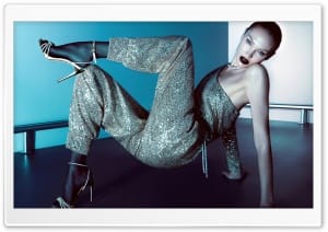 Candice Swanepoel in a Sequin Jumpsuit 4K UHD Wallpaper for Widescreen and UltraWide Desktop, UltraHD TV, Smartphone, Tablet
