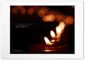 Candle, Bokeh 4K UHD Wallpaper for Widescreen and UltraWide Desktop, UltraHD TV, Smartphone, Tablet