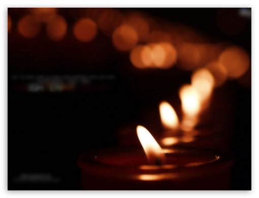 Candle, Bokeh UltraHD Wallpaper for Fullscreen 4:3 3:2 ;