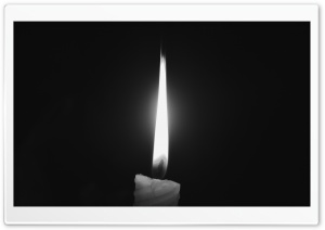 Candle Light-Grayscale Ultra HD Wallpaper for 4K UHD Widescreen desktop, tablet & smartphone