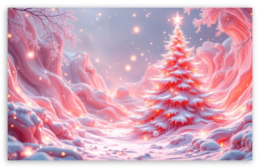 Candy Themed Pink Christmas Wonderland UltraHD Wallpaper for UHD 16:9 ; HD 16:9 ; UltraWide 21:9 24:10 32:10 ; Widescreen 16:10 5:3 ; Fullscreen 4:3 5:4 3:2 ; Tablet 1:1 ; Mobile 9:16 9:19.5 9:20 10:16 2:3 3:5 3:4 ; Dual 16:10 5:3 4:3 5:4 3:2 ;