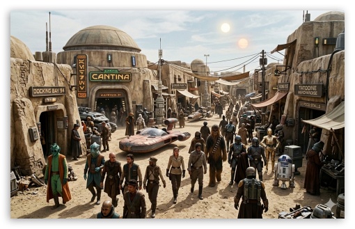 Cantina in Day time UltraHD Wallpaper for Widescreen 16:10 ;