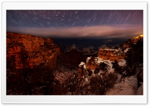 Canyon Night Photo Ultra HD Wallpaper for 4K UHD Widescreen desktop, tablet & smartphone