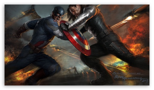 Captain Ameica The Winter Soldier UltraHD Wallpaper for HD 16:9 ;