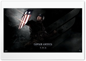 Captain America 2011 - Shield Ultra HD Wallpaper for 4K UHD Widescreen desktop, tablet & smartphone