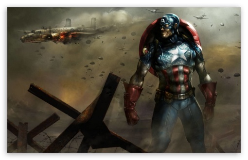 Captain America UltraHD Wallpaper for Widescreen 16:10 ;