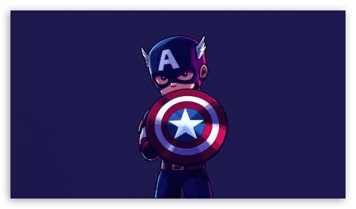 Captain America Anime Pose UltraHD Wallpaper for UHD 16:9 ; HD 16:9 ;