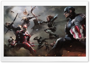 Captain America Civil War Artwork Ultra HD Wallpaper for 4K UHD Widescreen desktop, tablet & smartphone