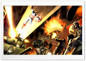 Captain America Comics Ultra HD Wallpaper for 4K UHD Widescreen desktop, tablet & smartphone
