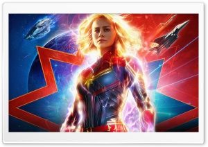 Captain Marvel 4K 5K Ultra HD Wallpaper for 4K UHD Widescreen desktop, tablet & smartphone