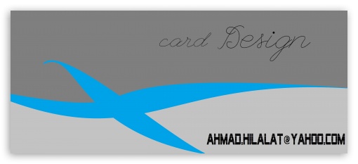 Card Design - Blue UltraHD Wallpaper for UltraWide 21:9 ;
