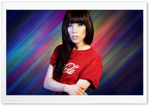 Carly Rae Jepsen Ultra HD Wallpaper for 4K UHD Widescreen Desktop, Lockscreen, Screensaver, TV, Tablet, Smartphone