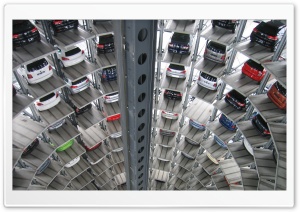 Cars Tower Parking Ultra HD Wallpaper for 4K UHD Widescreen desktop, tablet & smartphone