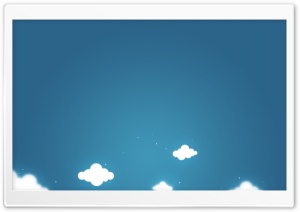 Cartoon Clouds And Blue Sky Ultra HD Wallpaper for 4K UHD Widescreen desktop, tablet & smartphone