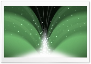 Cascade Of Magic Powder Dark Green Ultra HD Wallpaper for 4K UHD Widescreen desktop, tablet & smartphone