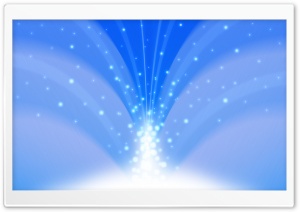 Cascade Of Magic Powder Light Blue Ultra HD Wallpaper for 4K UHD Widescreen desktop, tablet & smartphone