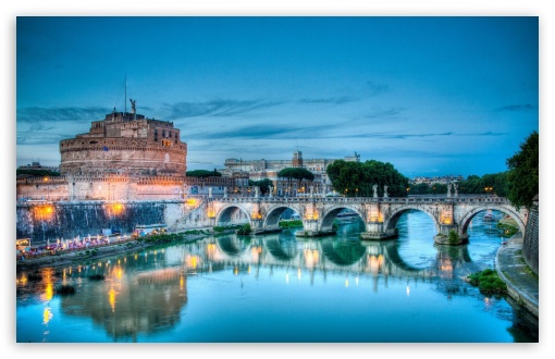 Castel Sant'Angelo, Tiber River, Rome, Italy UltraHD Wallpaper for Wide 16:10 5:3 Widescreen WHXGA WQXGA WUXGA WXGA WGA ; 8K UHD TV 16:9 Ultra High Definition 2160p 1440p 1080p 900p 720p ; Mobile 5:3 16:9 - WGA 2160p 1440p 1080p 900p 720p ;