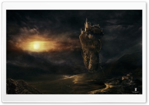 Castle In The Sky Ultra HD Wallpaper for 4K UHD Widescreen desktop, tablet & smartphone