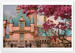 Castle Springtime Ultra HD Wallpaper for 4K UHD Widescreen desktop, tablet & smartphone