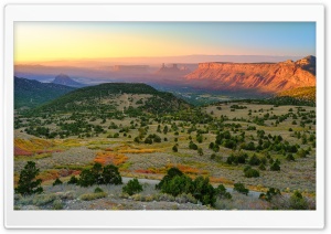 Castle Valley, Utah, United States, Landscape, Travel, View, Panoramic, Nature, Fall, Sunset 4K UHD Wallpaper for Widescreen and UltraWide Desktop, UltraHD TV, Smartphone, Tablet