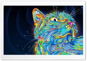 Cat Art Ultra HD Wallpaper for 4K UHD Widescreen desktop, tablet & smartphone