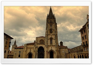 Catedral de San Salvador en Oviedo Ultra HD Wallpaper for 4K UHD Widescreen desktop, tablet & smartphone