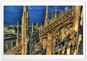 Cathedral In Milan, Italy Ultra HD Wallpaper for 4K UHD Widescreen desktop, tablet & smartphone