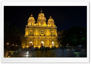 Cathedral Night Ultra HD Wallpaper for 4K UHD Widescreen desktop, tablet & smartphone