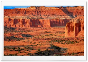 Cathedral Valley, Capitol Reef National Park, Utah, US 4K UHD Wallpaper for Widescreen and UltraWide Desktop, UltraHD TV, Smartphone, Tablet