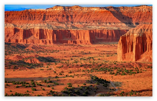 Cathedral Valley, Capitol Reef National Park, Utah, US UltraHD Wallpaper for UHD 16:9 ; HD 16:9 ; UltraWide 21:9 24:10 32:9 32:10 ; Widescreen 16:10 5:3 ; Fullscreen 4:3 5:4 3:2 ; Tablet 1:1 ; Mobile 9:16 9:19.5 9:20 9:21 9:22 10:16 2:3 3:5 3:4 ; Dual 16:10 5:3 16:9 4:3 5:4 3:2 ; Triple 16:10 5:3 16:9 4:3 5:4 3:2 ;