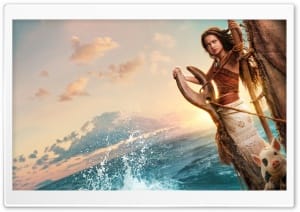 Catherine Laga'aia as Moana 2026 Movie 4K UHD Wallpaper for Widescreen and UltraWide Desktop, UltraHD TV, Smartphone, Tablet