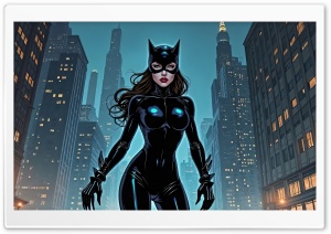 Catwoman 4K UHD Wallpaper for Widescreen and UltraWide Desktop, UltraHD TV, Smartphone, Tablet