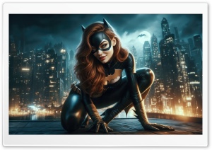 Catwoman Fanart Ultra HD Wallpaper for 4K UHD Widescreen Desktop, Lockscreen, Screensaver, TV, Tablet, Smartphone