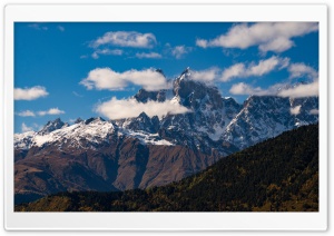 Caucasus Mountains Landscape Georgia 4K UHD Wallpaper for Widescreen and UltraWide Desktop, UltraHD TV, Smartphone, Tablet
