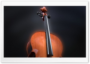Cello Scroll Pegbox, Neck, Fingerboard Ultra HD Wallpaper for 4K UHD Widescreen desktop, tablet & smartphone