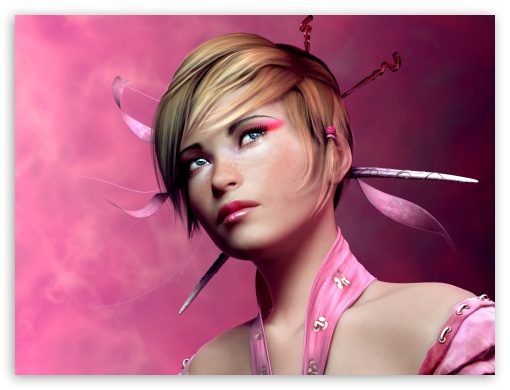 CG Portrait UltraHD Wallpaper for Fullscreen 4:3 UXGA XGA SVGA ;