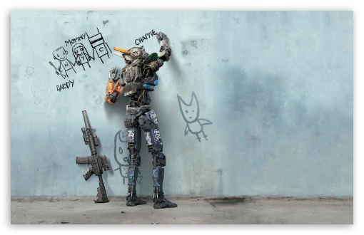 Chappie AI Robot UltraHD Wallpaper for UHD 16:9 ; HD 16:9 ; UltraWide 21:9 24:10 32:9 32:10 ; Widescreen 16:10 5:3 ; Fullscreen 4:3 5:4 3:2 ; Tablet 1:1 ; Mobile 9:16 9:19.5 9:20 10:16 2:3 3:5 3:4 ; Dual 16:10 5:3 16:9 4:3 5:4 3:2 ;