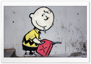 Charlie Brown Peanuts Graffiti Ultra HD Wallpaper for 4K UHD Widescreen desktop, tablet & smartphone