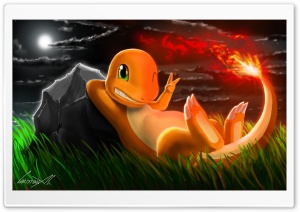 Charmander (Pokemon) Ultra HD Wallpaper for 4K UHD Widescreen desktop, tablet & smartphone