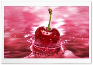 Cherry Water Ultra HD Wallpaper for 4K UHD Widescreen desktop, tablet & smartphone