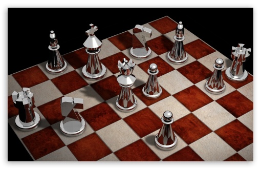 Chess Board Wide Background, Chess Game HD wallpaper