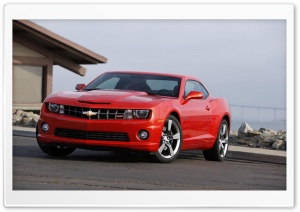 Chevrolet Camaro Ss Red Color Ultra HD Wallpaper for 4K UHD Widescreen Desktop, Lockscreen, Screensaver, TV, Tablet, Smartphone