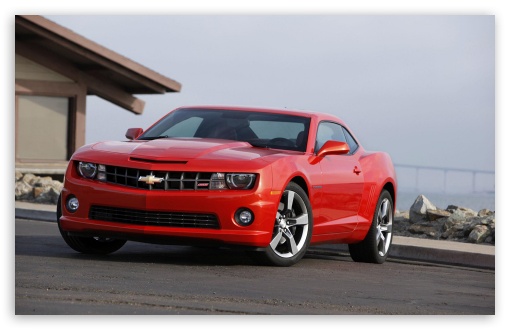 Chevrolet Camaro Ss Red Color UltraHD Wallpaper for HD 16:9 ; Widescreen 16:10 5:3 ; Fullscreen 3:2 ;