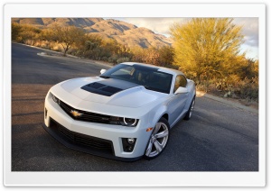 Chevrolet Camaro Zl1 White Car Ultra HD Wallpaper for 4K UHD Widescreen Desktop, Lockscreen, Screensaver, TV, Tablet, Smartphone