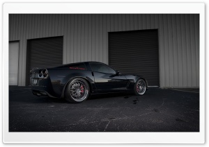 Chevrolet Corvette Black Ultra HD Wallpaper for 4K UHD Widescreen desktop, tablet & smartphone