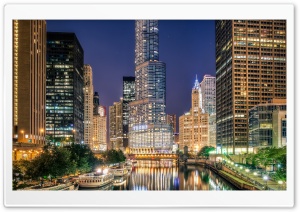 Chicago City Illinois Ultra HD Wallpaper for 4K UHD Widescreen desktop, tablet & smartphone