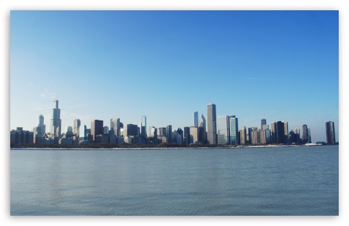 Chicago Daylight Ultra HD Desktop Background Wallpaper for : Widescreen ...